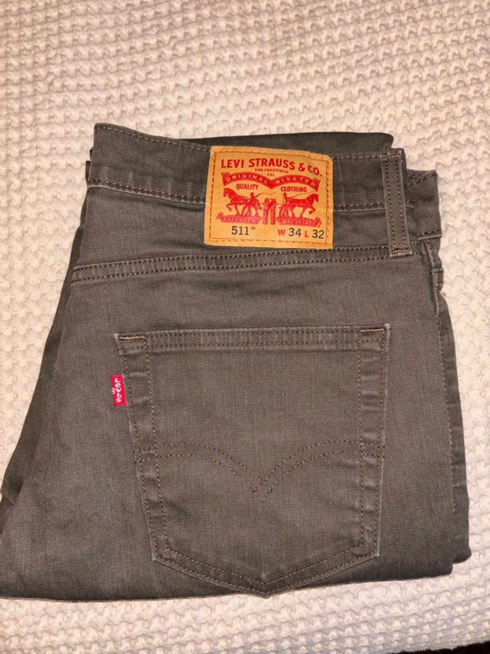 Levi's 511 Slim Men's Jeans - Gray/Brown